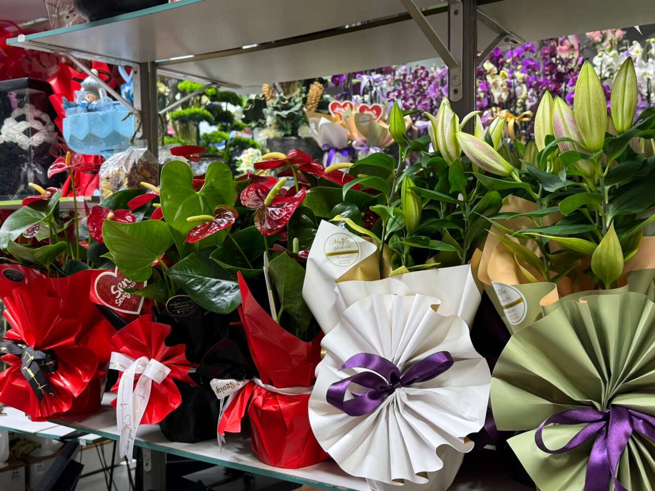 14 Şubat Yoğunluğu Başladı: Menteşe’de Çiçekçilerde Son Durum 6